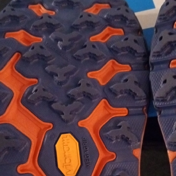 Hoka Purple and Blue SpeedGoat 5 Athletic Shoes with Signature Cushioning - Picture 10 of 15